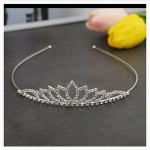 LOT OF 3 Tiaras and 3 silver hair combs